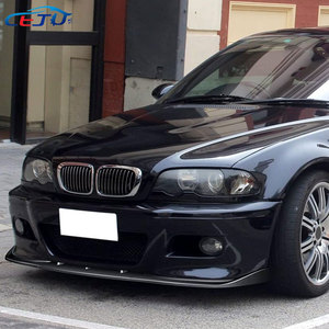 Kit ABS corpo vettura nera Spoiler paraurti anteriore Splitter per <span class=keywords><strong>BMW</strong></span> <span class=keywords><strong>3</strong></span> <span class=keywords><strong>serie</strong></span> E46 M3 berlina coupé Touring convertibile 2000-2006 - Product Image 4