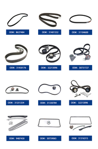 Kit de courroie de distribution Xinwo 32213096 30731727, kit de courroie de ventilateur d'accessoire, kit de courroie d'entraînement pour Volvo S40 S60 S80 Xc40 XC60 XC90 - Product Image 5