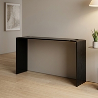 Meubles de salon, entrée, console en métal nordique moderne, table de console de luxe en marbre doré pour le couloir