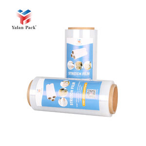 ฟิล์มยืดหล่อ LLDPE แบบปรับแต่งได้พลาสติกนิ่มและกันความชื้นสำหรับเครื่องจักรพาเลทปรับความกว้างได้ - Product Image 1