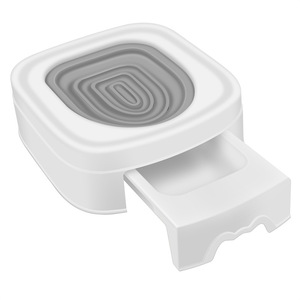 Self Training Cat Litter Box <b>Blue</b> Inner Tray PP <b>Material</b> Potty Training Aid For Cats - Product Image 4