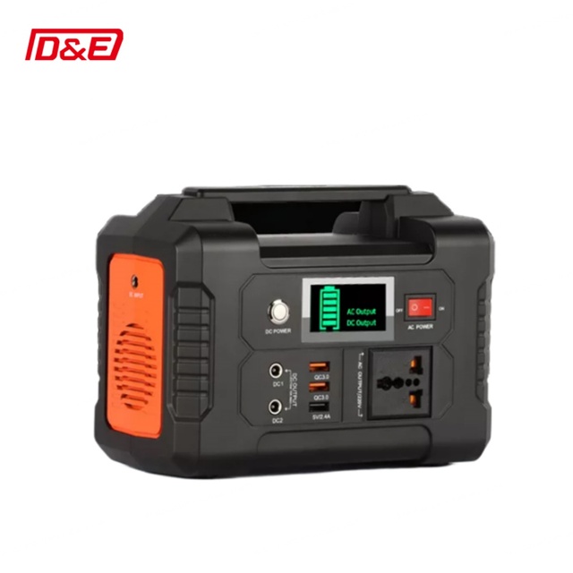 CNDE P63 Emergency Power Solution 520Wh 500W/1000W 1800W Portable Power Bank Station Solar Generator LED Light AC Output