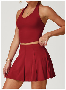 Aoyema 사용자 정의 스포츠웨어 요가 옷 다시 아름다움 자르기 최고 도매 실행 속옷 체육관 여성 피트니스 조끼 스포츠웨어 - Product Image 6