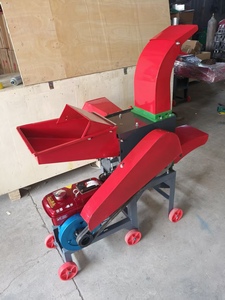 Máquina Cortadora de Forraje Multifuncional Roja con Motor de Gasolina Modelo 680, Molino Triturador de Alimento Húmedo y Seco - Product Image 3