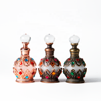 Flacons de parfum miniatures vides de 15 ml, bouteilles en verre rechargeables pour liqueur, flacons d'huile essentielle de style ancien