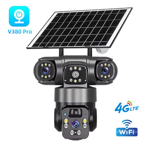 V380 Ngoài Trời Năng Lượng Mặt Trời Powered 4G HD Wifi Tầm Nhìn Ban Đêm Máy Ảnh Tiêu Thụ Điện Năng Thấp Đám Mây Lưu Trữ Dữ Liệu Tùy Chọn Cmos Bán Chạy Nhất - Product Image 5