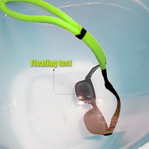 Logo personalizzato con marchio prezzo di fabbrica schiuma sport acquatici pesca galleggiabilità <span class=keywords><strong>occhiali</strong></span> cinghie supporto regolabile <span class=keywords><strong>occhiali</strong></span> <span class=keywords><strong>da</strong></span> <span class=keywords><strong>sole</strong></span> galleggianti cordino - Product Image 2