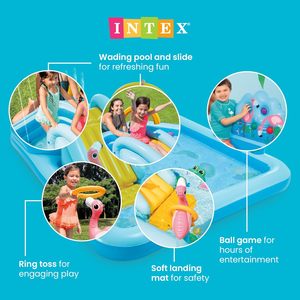 Castillo Inflable de PVC para Fiestas de Verano, Tobogán Acuático, Parque Acuático, Uso en Exteriores, 1 Año de Garantía - Product Image 3