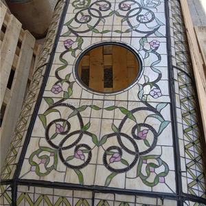 Tragaluz de Estilo Tiffany Hecho a Mano con Vidrio de Colores para Decoración de Techo, Atrio, Gimnasio, Dormitorio, Sala de Estar y Pasillo - Product Image 5