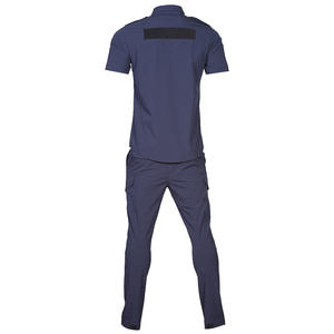 ¡Novedad de China! Ropa DE SEGURIDAD azul marino, uniformes <span class=keywords><strong>formales</strong></span>, conjunto de guardia, disfraces, uniformes de seguridad, Top y pantalones, 2017 - Product Image 5
