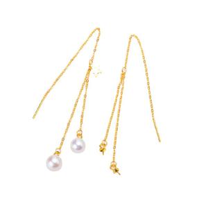 Accesorios de Plata S925 para DIY con Perlas, Soporte Hueco para Pendientes de Perlas Dobles con Cuentas de 5-8mm, Categoría de Producto: Joyería 20643 - Product Image 3