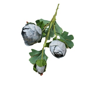Bouquet de fleurs artificielles en soie, 3 têtes de pivoine flocon de neige, décoration de mariage, moulage par injection, fabriqué en Chine - Product Image 5