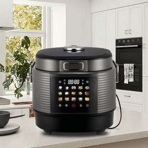 Nồi cơm điện đa năng 5L với màn hình màu kỹ thuật số, bảng điều khiển cảm ứng, giữ ấm 24h, 15 chức năng nấu, tay cầm di động - Product Image 6