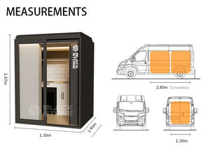 Kit de Aislamiento Interior <span class=keywords><strong>para</strong></span> <span class=keywords><strong>Camper</strong></span> Van, Cama Matrimonial Plegable con Entrega a Domicilio - Product Image 5
