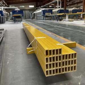 Perfil Estructural Pultruido de Fibra de Vidrio, Tubo Cuadrado de Plástico Compuesto, FRP para Construcción, Alta Resistencia y Ligereza - Product Image 3