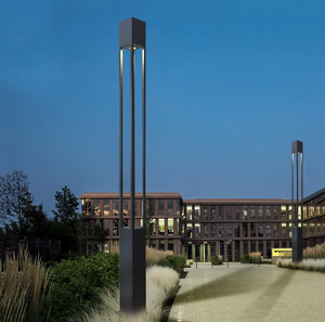 Luminaire de jardin LED en aluminium 30W IP65 imperméable pour parc extérieur avec alimentation électrique solaire - Product Image 2