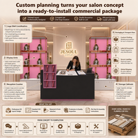 Expositor de Cabeza de Maniquí para Pelucas, Soporte de Exhibición de Pelucas, Mobiliario de Salón de Peluquería, Exhibidor de Extensiones de Cabello, Mostrador de Recepción Personalizado