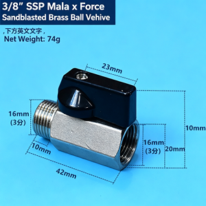 Vanne à boisseau sphérique SS304 1 pièce, filetage NPT/BSP femelle, passage plein, pour eau, gaz, huile, air, avec levier d'arrêt, résistante à la corrosion, kit d'utilisation - Product Image 6