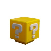 Lampe LED en forme de bloc de questions, silencieuse, décoration de chambre, lumière d'ambiance de chevet, veilleuse créative en forme de cube, alimentée par USB
