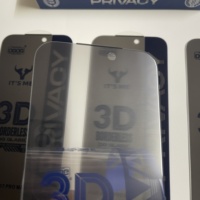 Protection d'écran en verre trempé HD 3D OG It's Me, confidentialité intégrale sans bordure, sans bords noirs pour iPhone 17 Pro Max 18 16 15 14 Plus