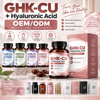 Qualité supérieure OEM GHK-CU Softgels de cuivre antioxydant, peptide de cuivre pour le bien-être de la peau et des cheveux, soutien pour les femmes