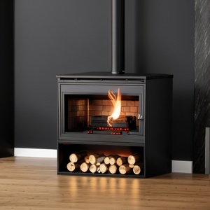 Cheminée à gaz à soupape antidéflagrante résistante aux très hautes températures Cheminée à <span class=keywords><strong>bois</strong></span> intérieure indépendante à front ouvert - Product Image 2
