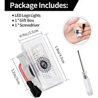Auto-Lampen-Zubehör LED-Pfützenlichter Auto-Logo-Türprojektionslicht Atmosphäre-Laser HD-Tür-Willkommenslicht für Model 3 X S Y