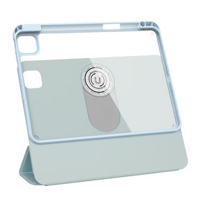 360 ° เคสป้องกันการหมุนสำหรับ <span class=keywords><strong>iPad</strong></span> 11 <span class=keywords><strong>Pro</strong></span> รุ่น<span class=keywords><strong>ใหม่</strong></span><span class=keywords><strong>ล่าสุด</strong></span> วัสดุ PC+TPU แม่เหล็ก PU สะดวกสำหรับการชาร์จและใช้งานขณะนอนหลับ ขนาด 11 นิ้ว - Product Image 3