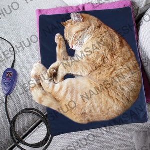 Tapis chauffant portable pour les animaux domestiques, dispositif d'intérieur, sécurité pour chiens et chats, <span class=keywords><strong>couverture</strong></span> électrique, accessoire chauffant - Product Image 6