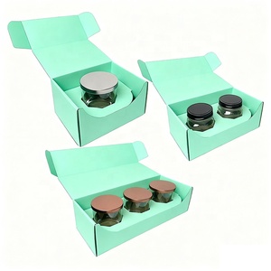 Bán buôn tùy chỉnh chai Đóng gói hộp bưu phẩm Kraft sóng các tông nến bao bì vận chuyển hộp với chèn - Product Image 5