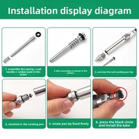 Stylo à sable pneumatique pour bijoux en or, argent et cuivre, outil de sablage pour travaux d'aiguille et bijouterie