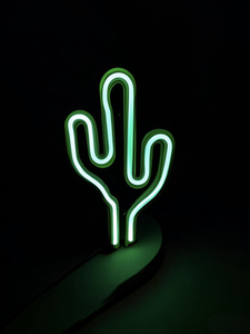 Green <span class=keywords><strong>LED</strong></span> Cactus <span class=keywords><strong>Neon</strong></span> <span class=keywords><strong>Sign</strong></span> Light Battery & USB Powered Abajur para Crianças Bedroom & Warehouse for Party Decorações - Product Image 3