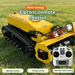 Tondeuse à gazon industrielle télécommandée sur chenilles 17000W 4 temps pour bricolage, hauteur de coupe max. 20cm, lame en alliage dur, vitesse de coupe rapide - Product Image 1