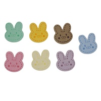 Insignes de vêtements en gros Logo en relief personnalisé Mini mode coloré doux daim fausses étiquettes pour enfants vêtements