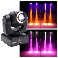 U'King 50W LED faisceau motif secouant la tête effet de scène éclairage Led RGBW faisceau lumière principale mobile