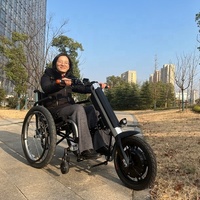 Vélo à main électrique Mijo MT04 pour fauteuil roulant manuel, moteur 48V 800W, capacité 120 kg