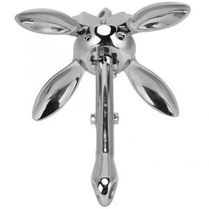 Folding Grapnel Anchor 316 Stainless Steel Yacht Kayak Boat Rigging Accessory - Product Image 4