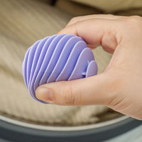 Boules de lavage TPR réutilisables pour machine à laver, anti-nœuds, attrape-poils d'animaux, pour agitateur de sèche-linge
