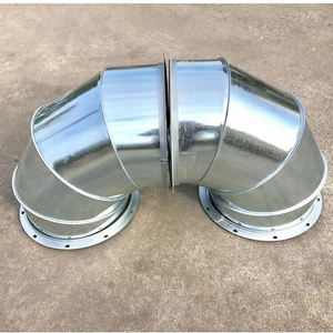 Ống Xoắn Ốc 90 độ hàn ống khuỷu tay giảm phụ kiện nhà bếp công nghiệp thương mại loại bỏ bụi ống thông gió - Product Image 3