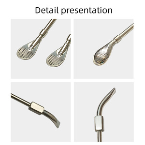 Pajita para Beber <span class=keywords><strong>Yerba</strong></span> Mate de 19 cm con Filtro Integrado, Compatible con el Set para Beber Té - Product Image 5