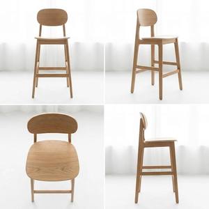 Silla de Comedor con Respaldo Alto y Cómodo, de Madera Maciza Antideslizante, en Oferta, para <span class=keywords><strong>Restaurante</strong></span> - Product Image 2