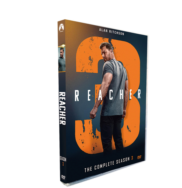 Reacher S03 3DVD Customized Latest DVD Movies TV Series Cartoon CD Region 1/Region 2 DVD