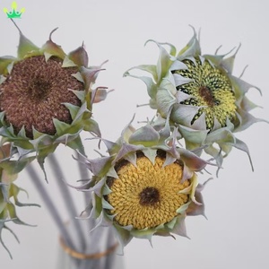 Tige unique de fleur artificielle de tournesol pour la décoration de la maison, des mariages, des tables, des vases et des fêtes du Nouvel An chinois - Product Image 2