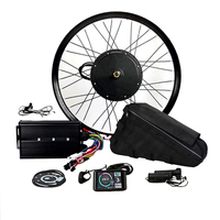 Kit de conversion complet pour vélo électrique avec moteur de moyeu 48V 72V 1000W 1500W 2000W 3000W 5000W, chargeur et batterie