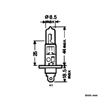 Ampoule halogène H1 55W 12V, ampoule halogène 100W en option, éclairage et accessoires, catégorie de produits