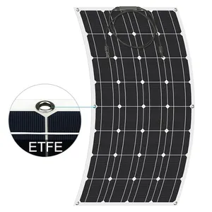 Mono flexible soft solar Electric Power Solar Supplier Solar Battery Module photovoltaic module solar panel 100w 380w