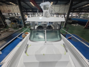Bote de Pesca de Aluminio <span class=keywords><strong>Gospel</strong></span> de 5.2 m con Cabina Cuddy, Media Ventana y Toldo Plegable, para Uso Familiar - Product Image 4