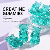 OEM Private Label Créatine Monohydrate Gummies 5000mg Par Portion Supplément Nutrition Sportive pour la Force et la Performance
