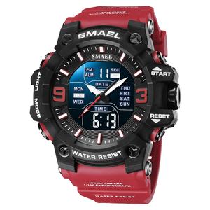 Reloj de Pulsera para Hombre SMAEL 8049 al por Mayor, Correa de Resina, Resistente al Agua 50m, Deportivo, Analógico, Electrónico, de Cuarzo, Digital - Product Image 3
