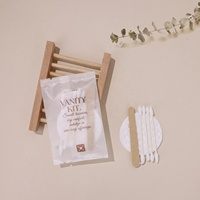 Kit de Produits d'Accueil Jetables Luxe Premium pour Salles de Bain Hôtelières – Pochette en Papier Enduit de Cire Mate pour Hôtellerie et Complexes Hôteliers